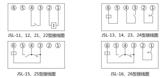 JSL-21時(shí)間校驗(yàn)接線圖